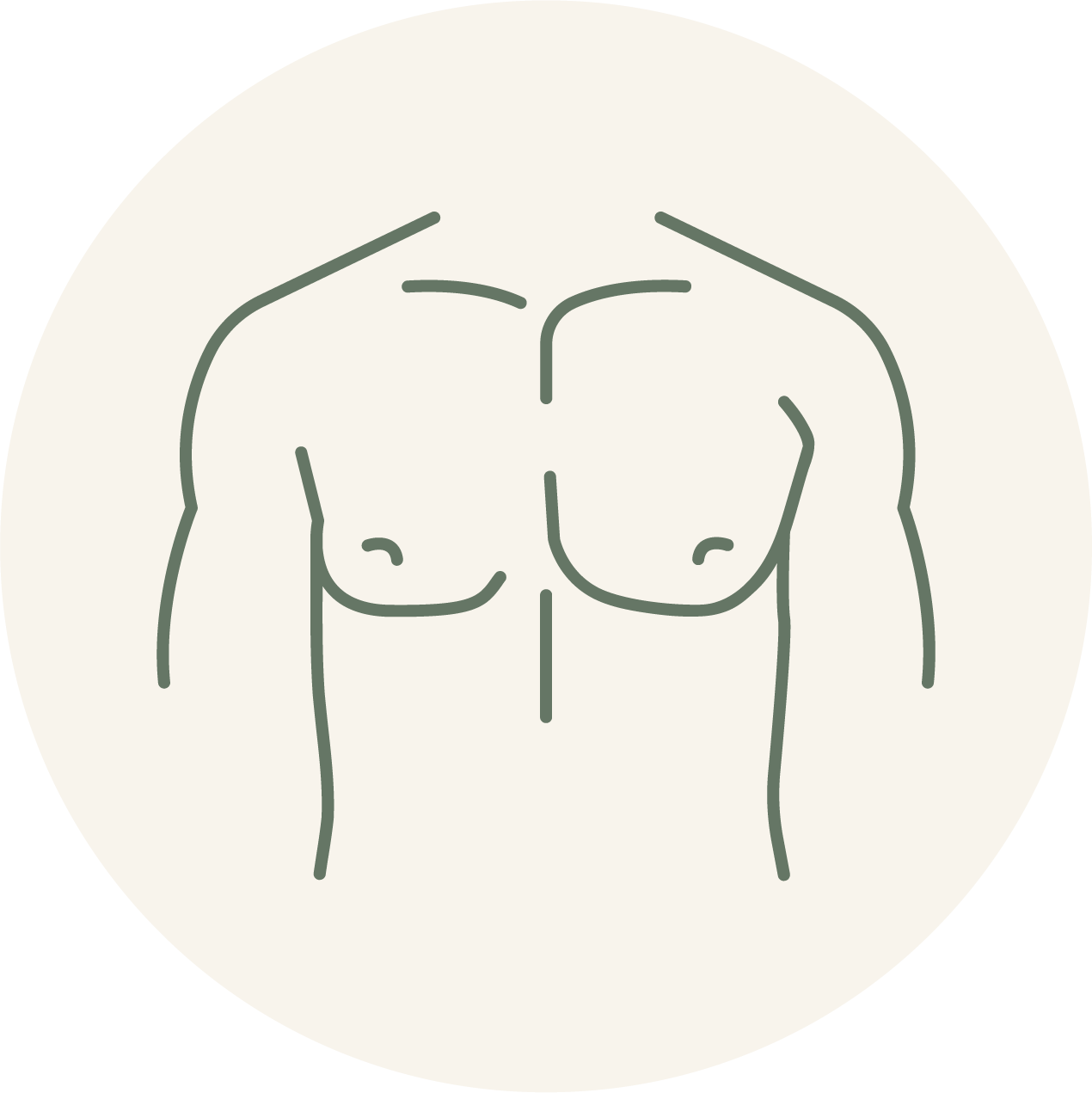 Poitrine d’homme - Icon