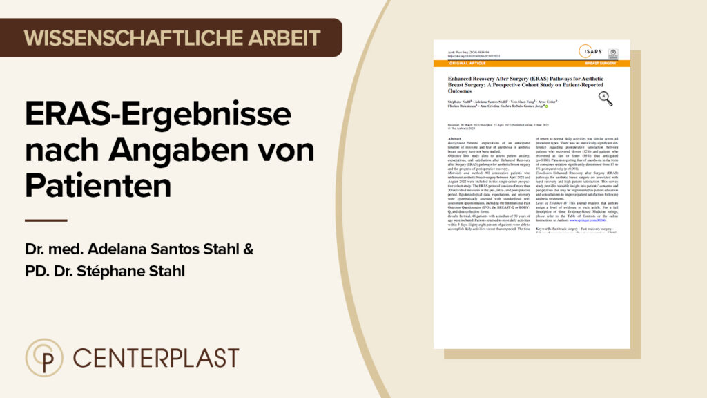 ERAS-Ergebnisse nach Angaben von Patienten